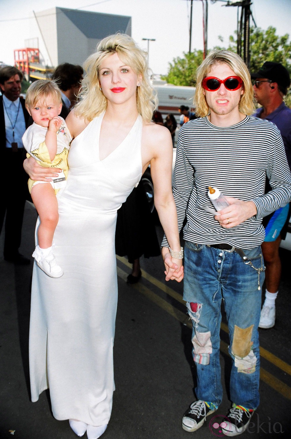 Courtney Love Y Kurt Cobain Con Su Hija Frances Bean En Los Premios MTV ...