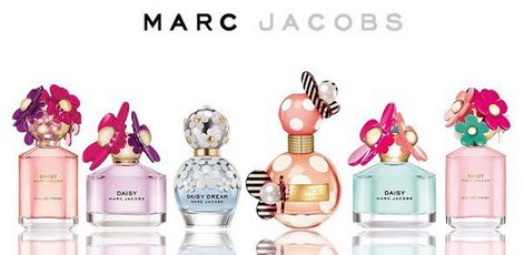 Colección de perfumes de Marc Jacobs