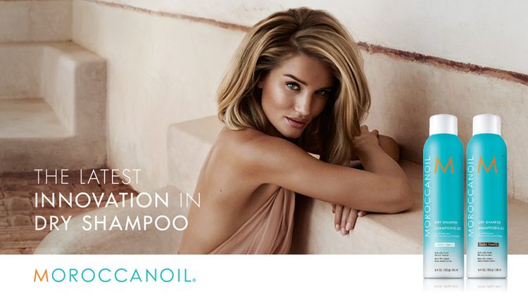 Rosie Huntington-Whiteley para Moroccanoil