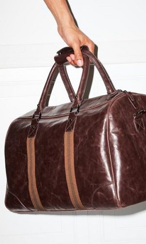 Bolsa de mano modelo Roreto en piel para hombre de la colección 2017