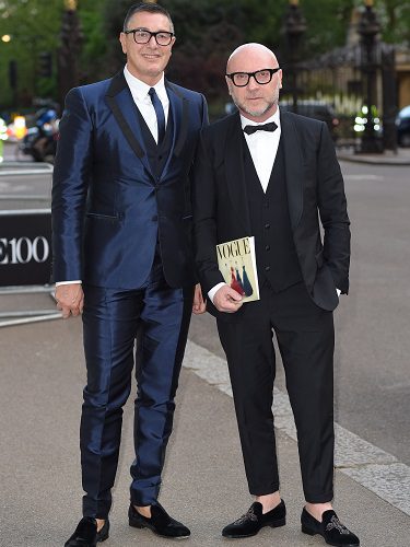 Domenico Docle y Stefano Gabbana en el centenario de VOGUE