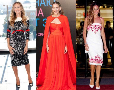 Looks de Sarah Jessica Parker en Moscú