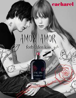 cacharel presenta Amor Amor Forbidden Kiss con Edie Campbell y Luke Worrall