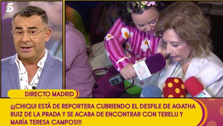 María Teresa Campos habla con Jorge Javier Vázquez | Foto: telecinco.es