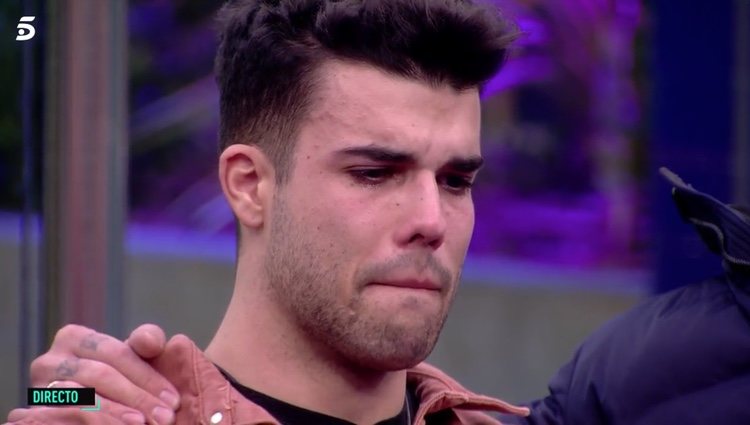 Pol llorando por la expulsión de Nuria|Foto: telecinco.es