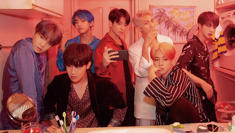 Foto de BTS perteneciente a la versión dos del mini álbum 'Map of the Soul: Persona' | Fuente: BigHit