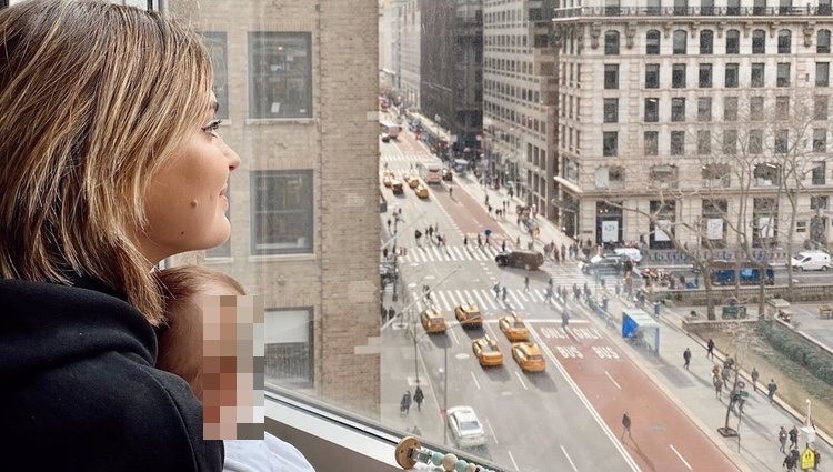 Laura Escanes y Roma en Nueva York/Foto: Instagram