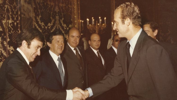 El Príncipe Jorge Bagration saludando al Rey Juan Carlos | Facebook