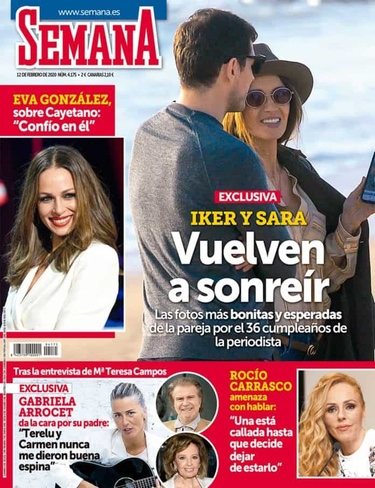 La portada en la que sale Gabriela Arrocet