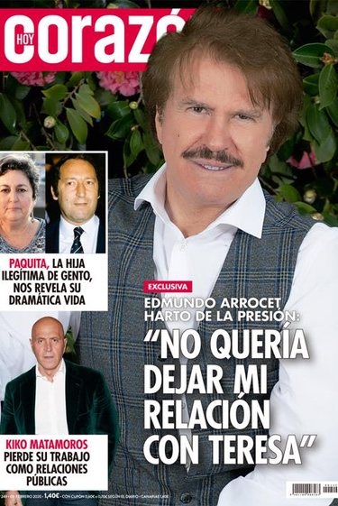 La portada de Bigote Arrocet en Hoy Corazón