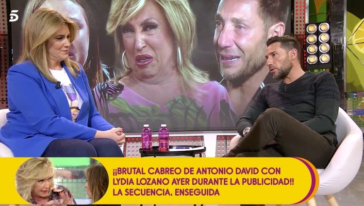 Antonio David Flores hablando de la participación de su hija en 'Supervivientes 2020'/Foto: telecinco.es