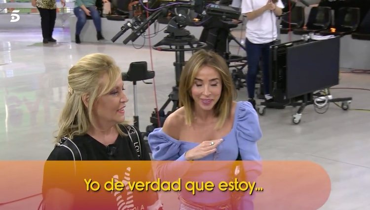 Lydia Lozano y María Patiño hablando en publicidad/Foto: telecinco.es