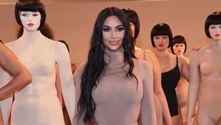 Kim Kardashian West en la presentación de 'Skims'