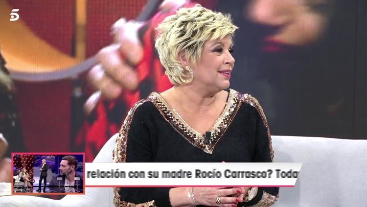 Terelu Campos dando explicaciones sobre su hija|Foto: telecinco.es