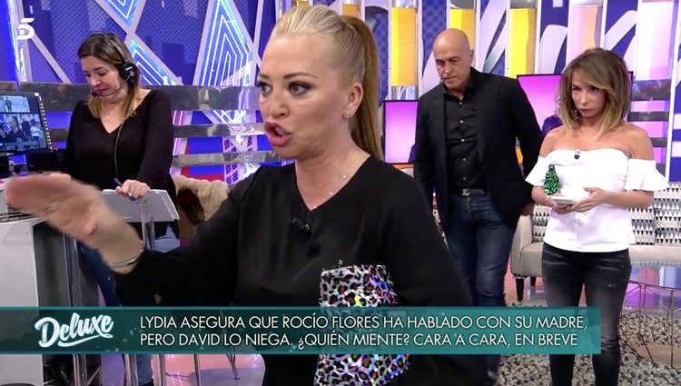 Belén Esteban defiende a Lydia Lozano/Foto: telecinco.es