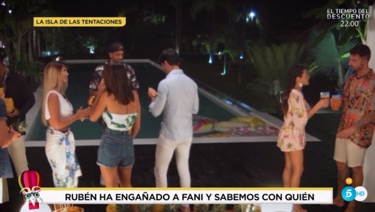 Fiama y Rubén juntos en la fiesta/Foto: telecinco.es