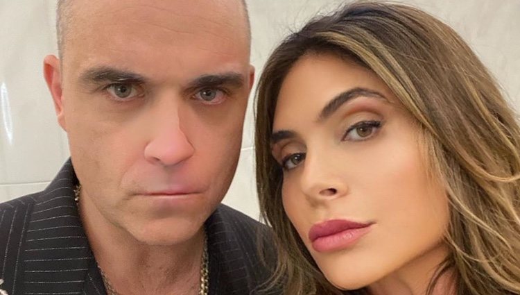 Robbie Williams y Ayda Field a finales de 2019