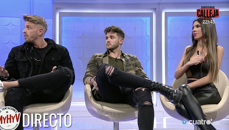 Óscar, Ismael y Andrea en 'Myhyv'| Foto: Cuatro.es