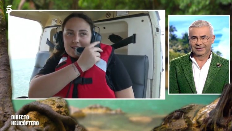 Rocío Flores dedicando su salto a sus hermanos / Telecinco.es