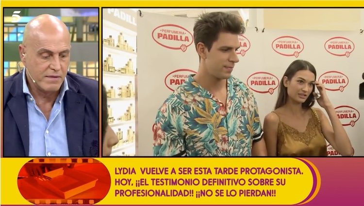 Kiko Matamoros hablando de Estela y Diego en 'Sálvame'/ Foto: telecinco.es