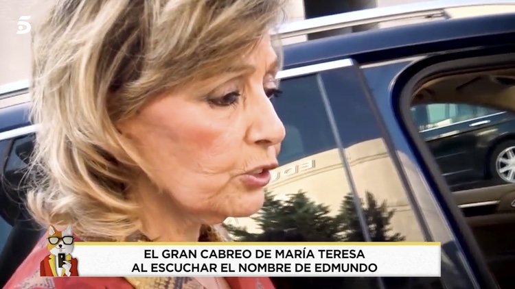 María Teresa Campos muy enfadada/ Foto: telecinco.es