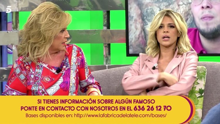 Ylenia y Lydia Lozano enfadadas en 'Sálvame'|Foto: telecinco.es