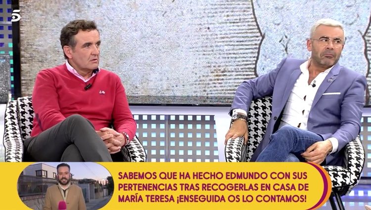 Antonio Montero y Jorge Javier Vázquez en 'Sálvame'|Foto: telecinco.es