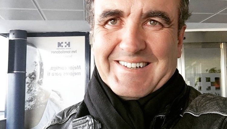 Antonio Montero en la salida del Hospital/Foto: Instagram