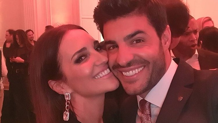 Paula Echevarría y Miguel Torres en El Clásico Party/Instagram