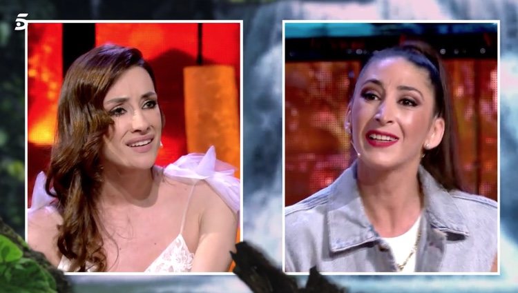 Adara y la hermana de Antonio Pavón discutiendo en el plató|Foto: telecinco.es