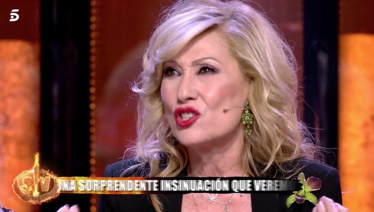 Rosa Benito muy enfadada con Ana María Aldón|Foto: telecinco.es