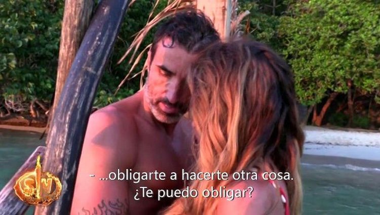 Hugo Sierra e Ivana Icardi en 'Supervivientes'|Foto: telecinco.es