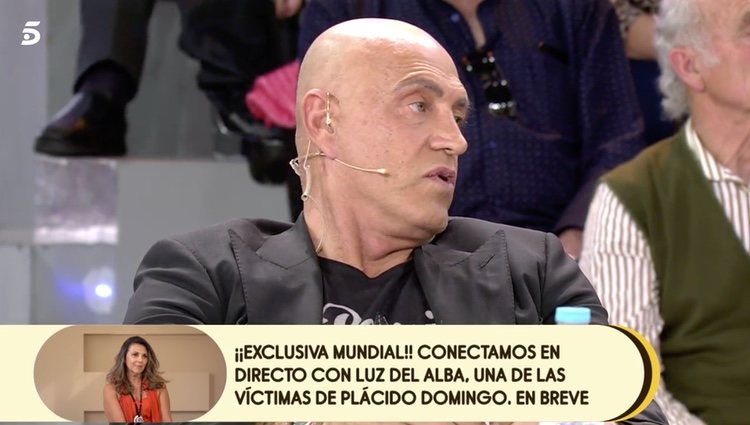 Kiko Matamoros llamando mentirosa a Estela Grande en 'Sálvame'/ Foto: telecinco.es