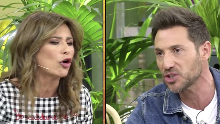 Antonio David y Gema López en 'Sálvame'| Foto: Telecinco.es