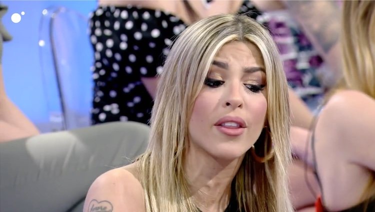 Oriana hablando de su enemistad con Violeta en 'MYHYV'/ Foto: cuatro.com