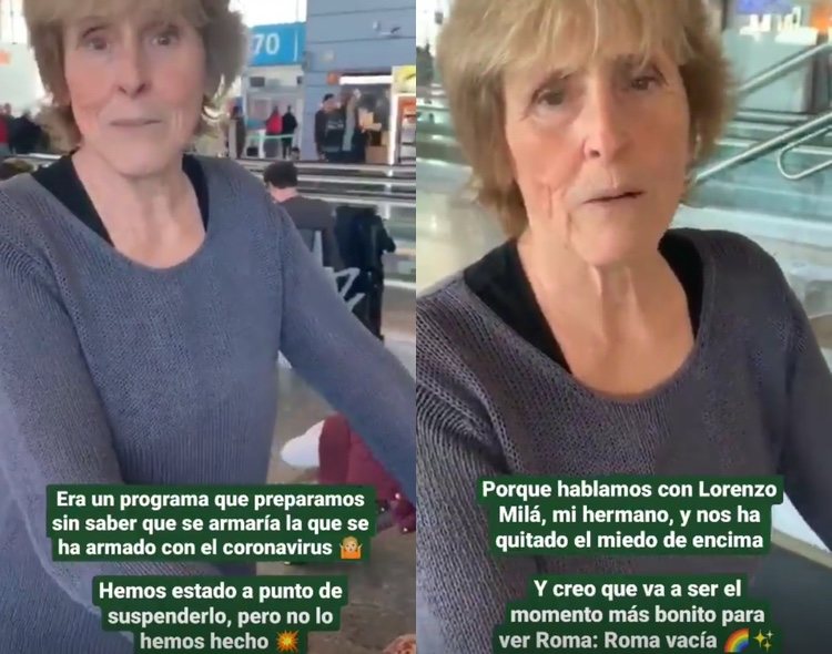 Stories de Mercedes Milá/Fuente: Instagram