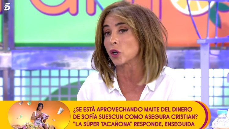 María Patiño en 'Sálvame'|Foto: telecinco.es