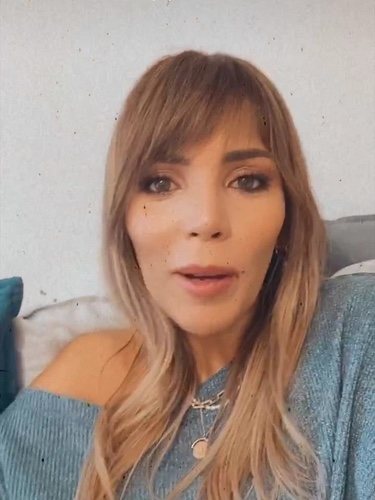 Rosanna Zanetti hablando en Instagram de su embarazo