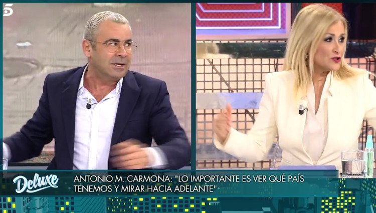 Cristina Cifuentes y Jorge Javier Vázquez se enfrentan|Foto: telecinco.es