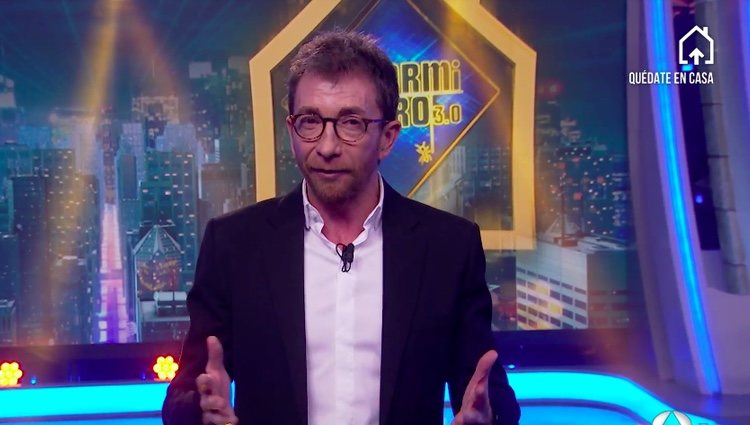 Pablo Motos en su discurso en 'El Hormiguero 3.0: Quédate en casa'/antena3.com