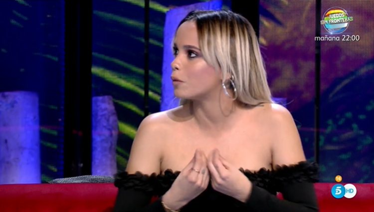 Gloria Camila, muy indignada con la familia de su exnovio | Foto: Telecinco.es