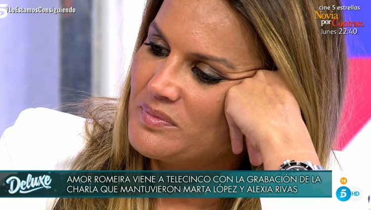 Marta López en 'Sábado Deluxe' | Foto: telecinco.es