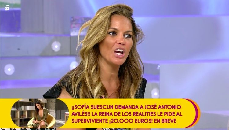 Marta López respondiendo a Miguel Frigenti / Telecinco.es