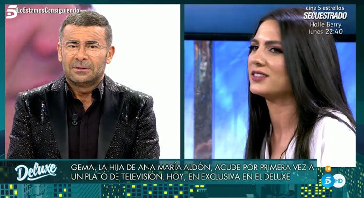 Jorge Javier Vázquez habla con la hija de Ana María Aldón en 'Sábado Deluxe'