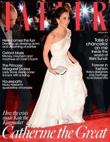 Portada de Tatler con Kate Middleton