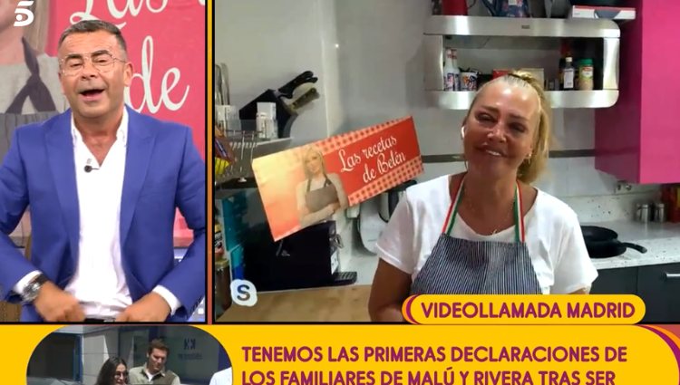 Belén Esteban antes de cocinar sus champiñones | Foto: telecinco.es