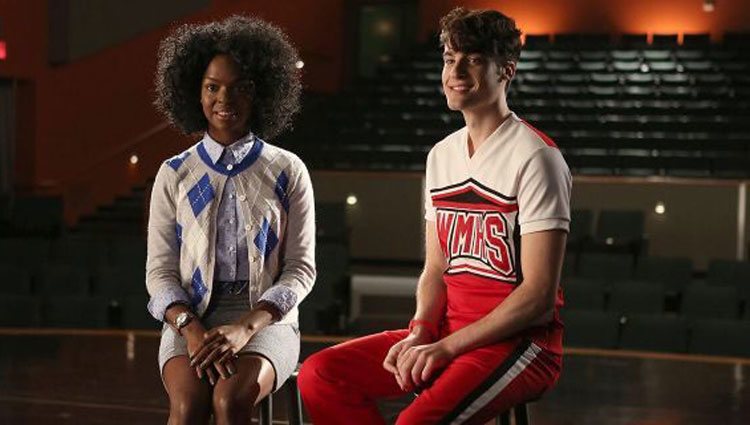 Samantha Ware en un fotograma de 'Glee'