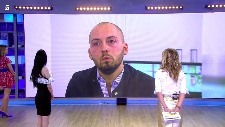 Emma García reprochando a Avilés su actitud / Telecinco.es