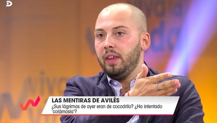 Avilés en 'Viva la vida' antes de anunciar su marcha / Telecinco.es