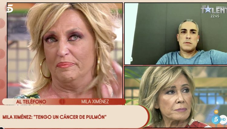 Mila Ximénez lo contó ella misma a través de una llamada | Foto: Telecinco.es